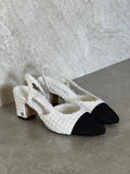 Chanel Tweed Slingback