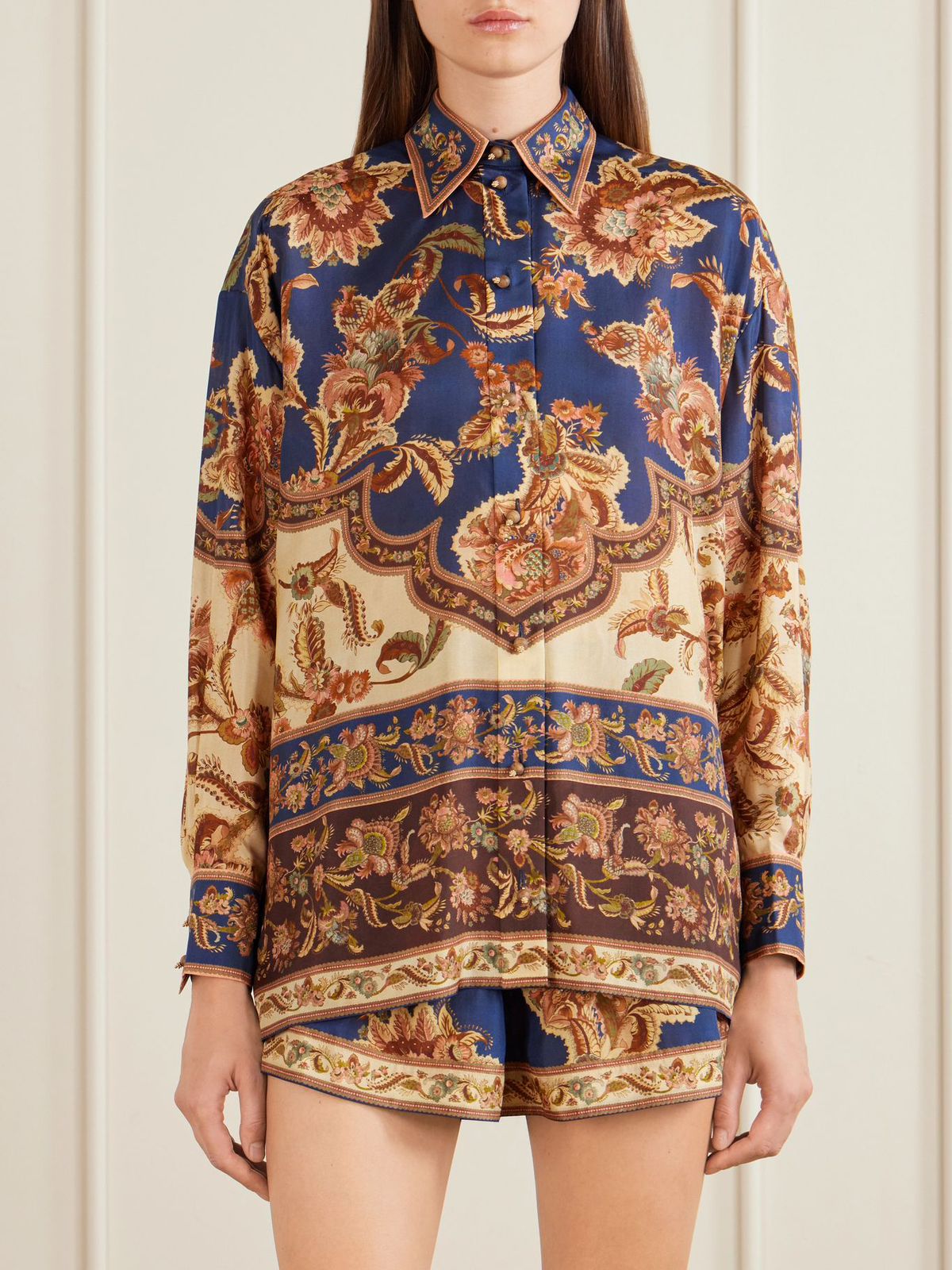 ZIMMERMANN Aster printed silk set