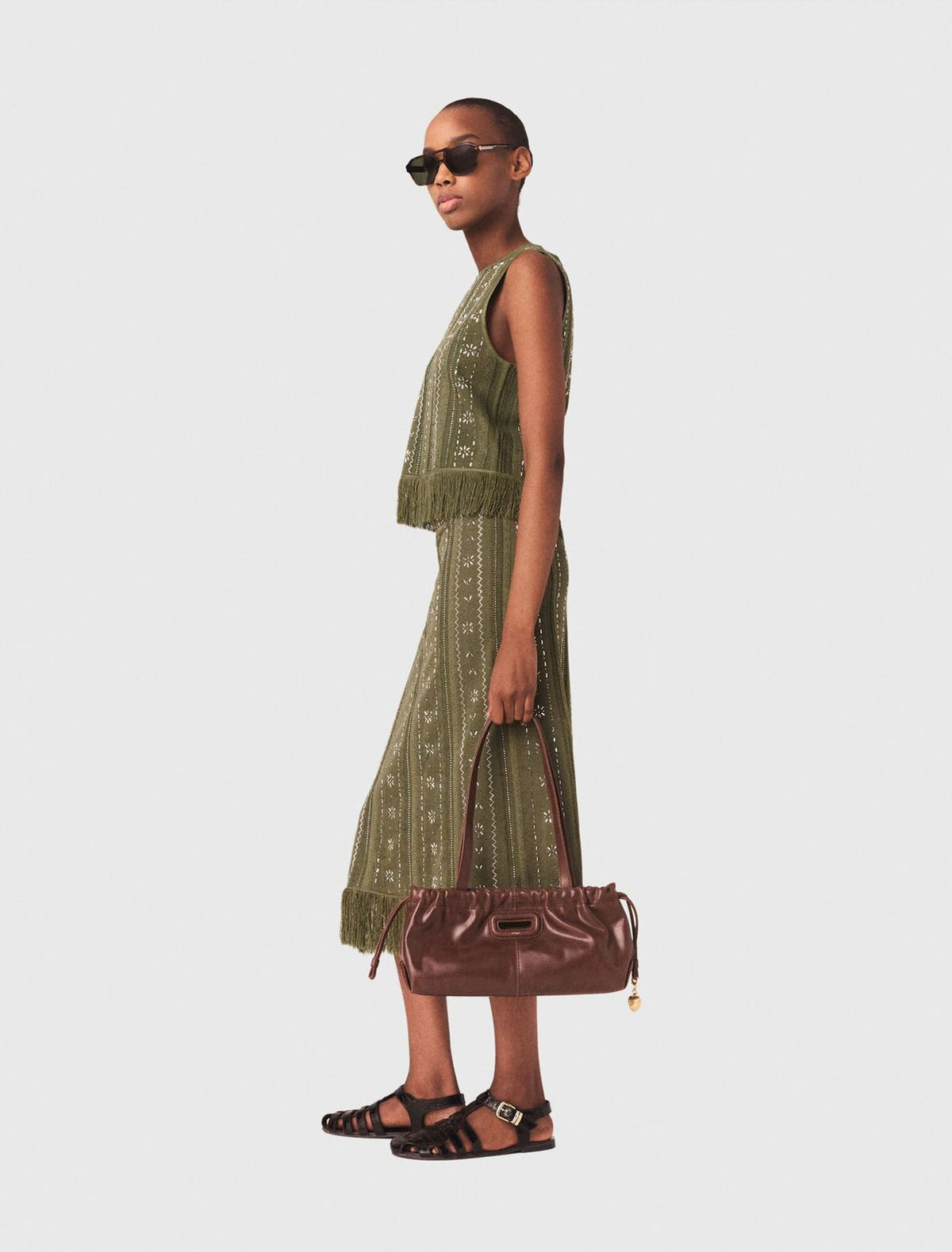 Maje Green Jilurex Midi set