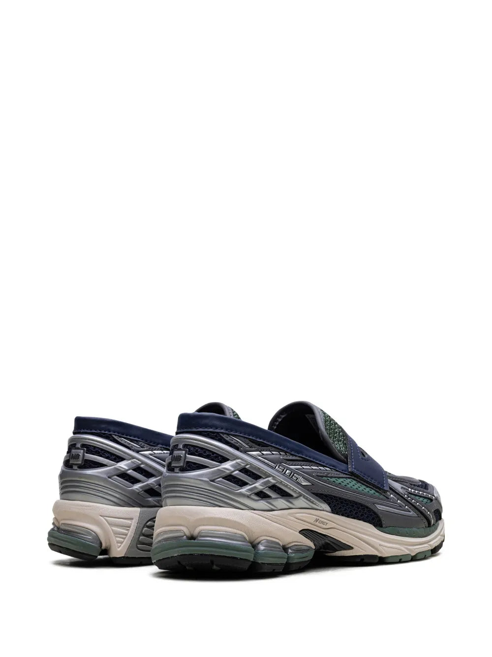 New Balance 1906L "Silver Metallic/Navy/Dark Juniper" loafers