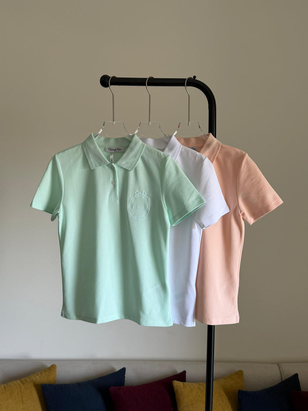 Dior Médaillon Embroidered Polo Shirt