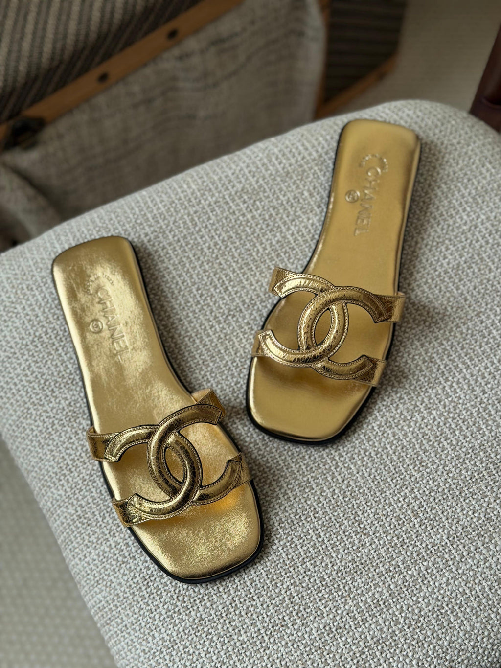 Chanel Laminated Calfskin