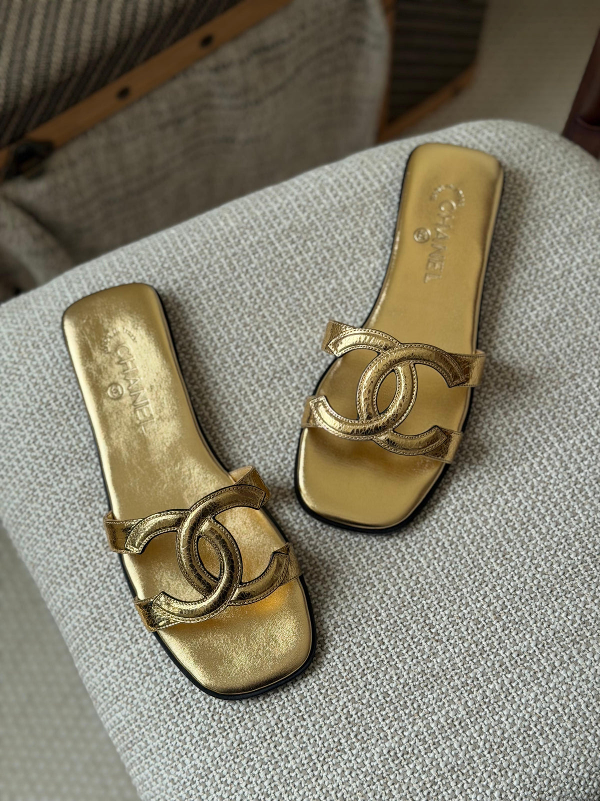 Chanel Laminated Calfskin