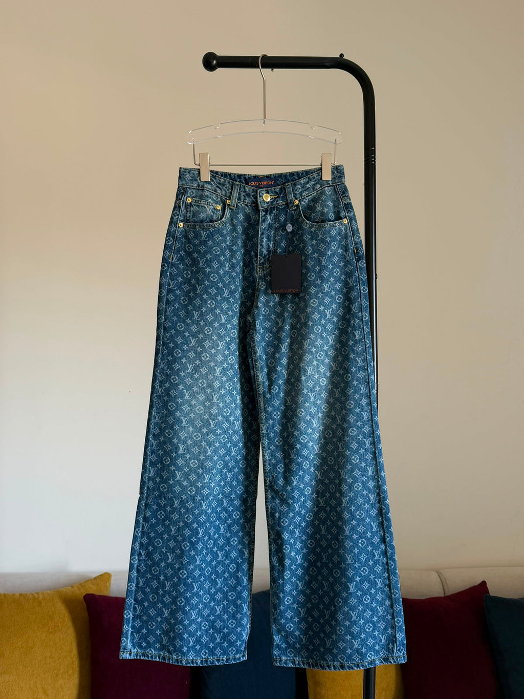 Louis Vuitton Monogram Flared Jeans
