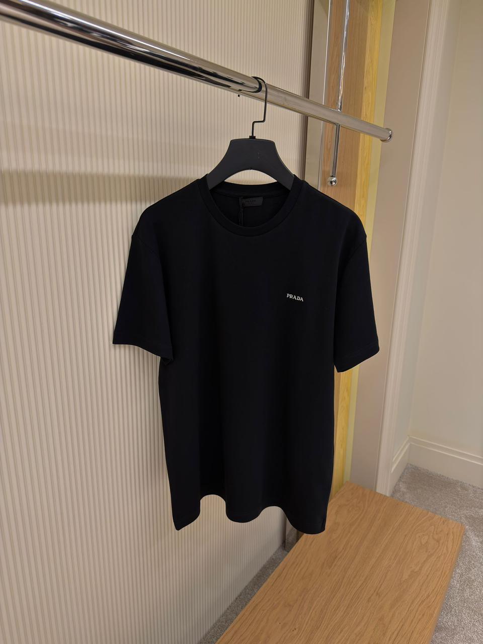 Pradad Stretch Cotton T-shirt With Logo