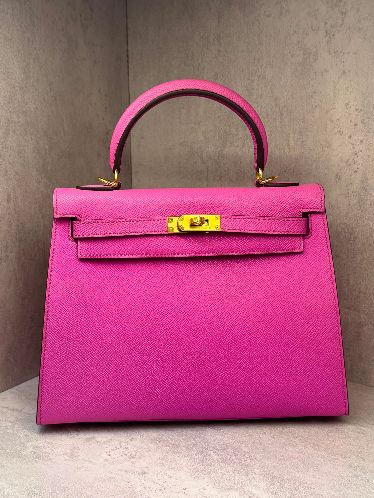 Hermes Mini Kelly 19cm Hand Made