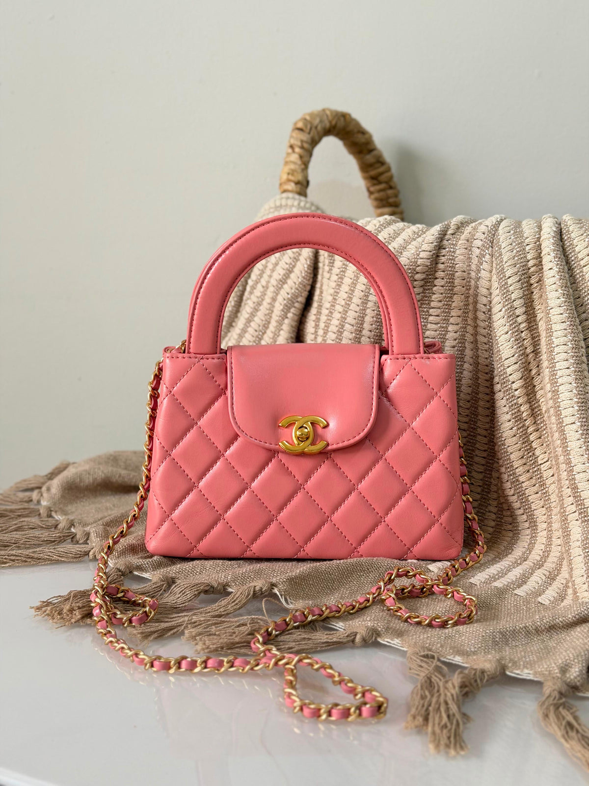 Chanel Nano Kelly Shopper Bag