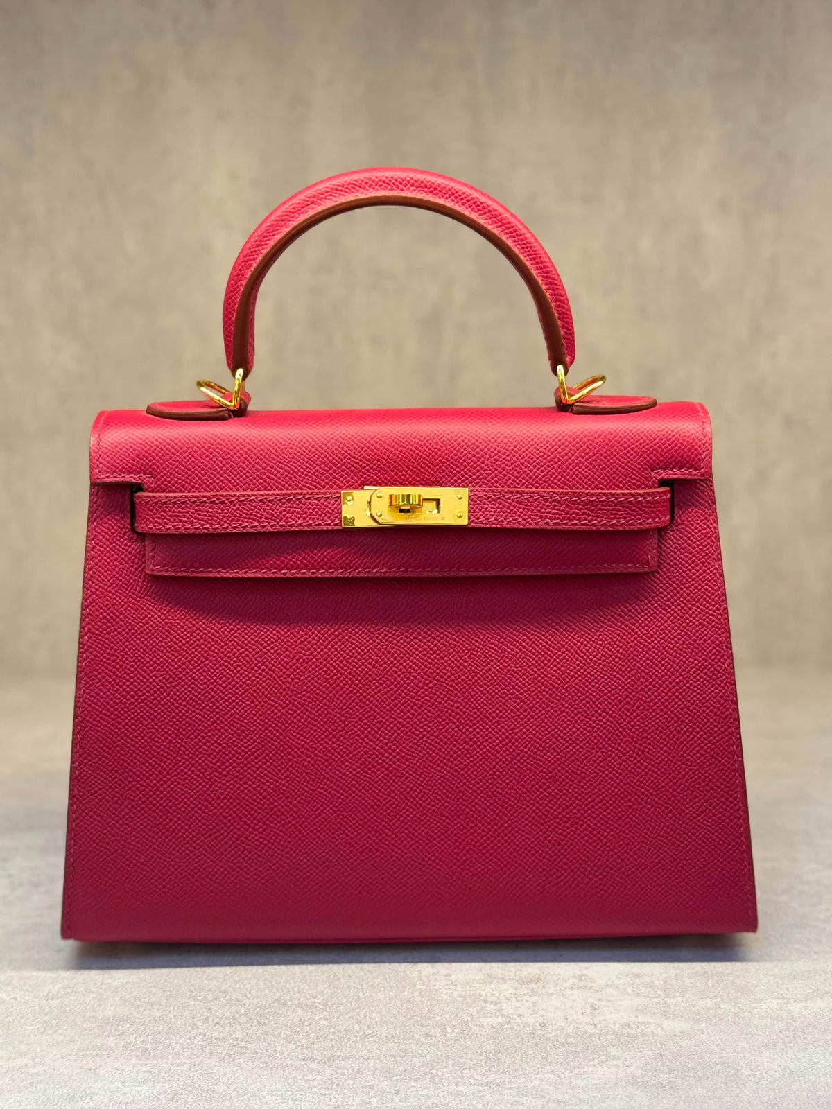 Hermes Mini Kelly 19cm Hand Made