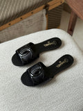 Chanel Lambskin Sandals