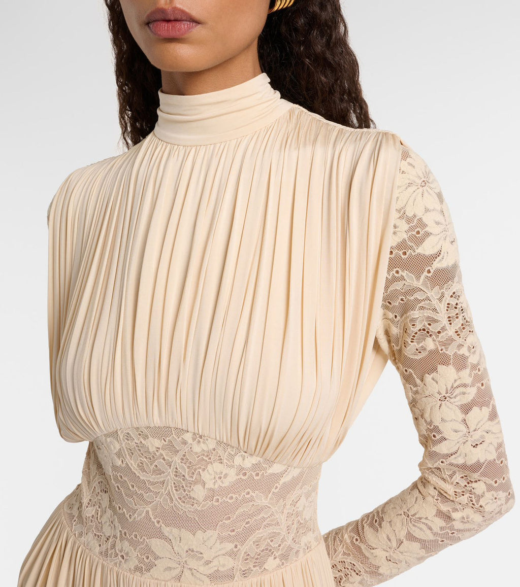 Zimmermann Neutral Rebellion Draped Dress