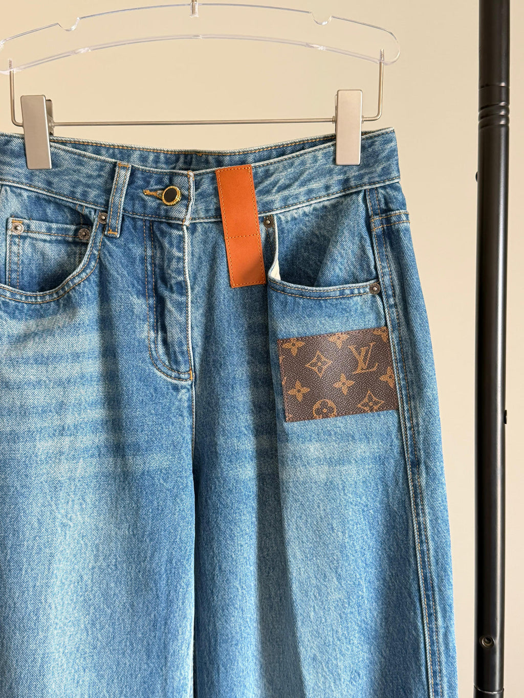 Louis Vuitton Monogram Flared Jeans