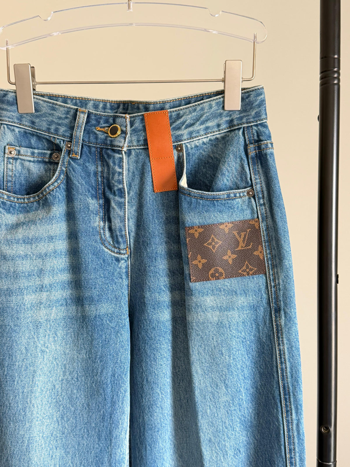 Louis Vuitton Monogram Flared Jeans