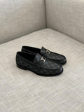 Louis Vuitton Damier Graphite Major loafers