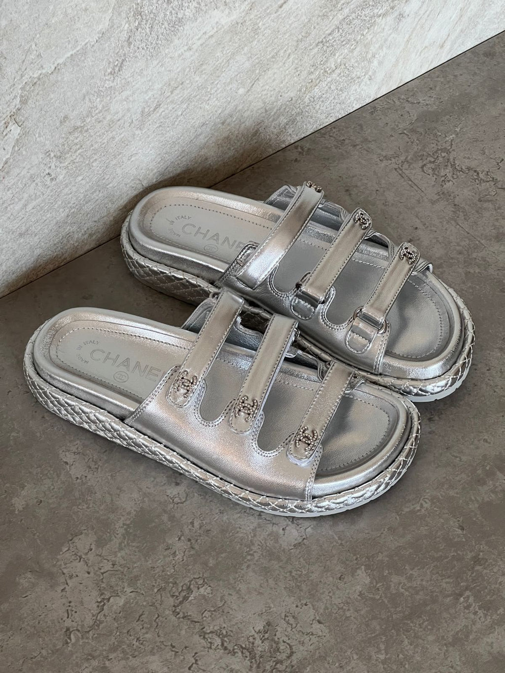 Chanel Laminated Lambskin