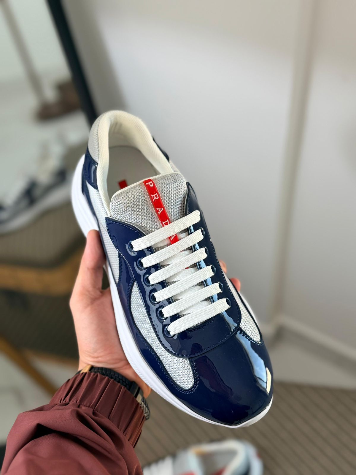 Prada Panelled Chunky Sneakers