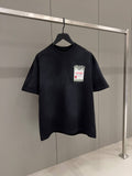 AMIRI Black Cotton Chateau Stamp T-Shirt