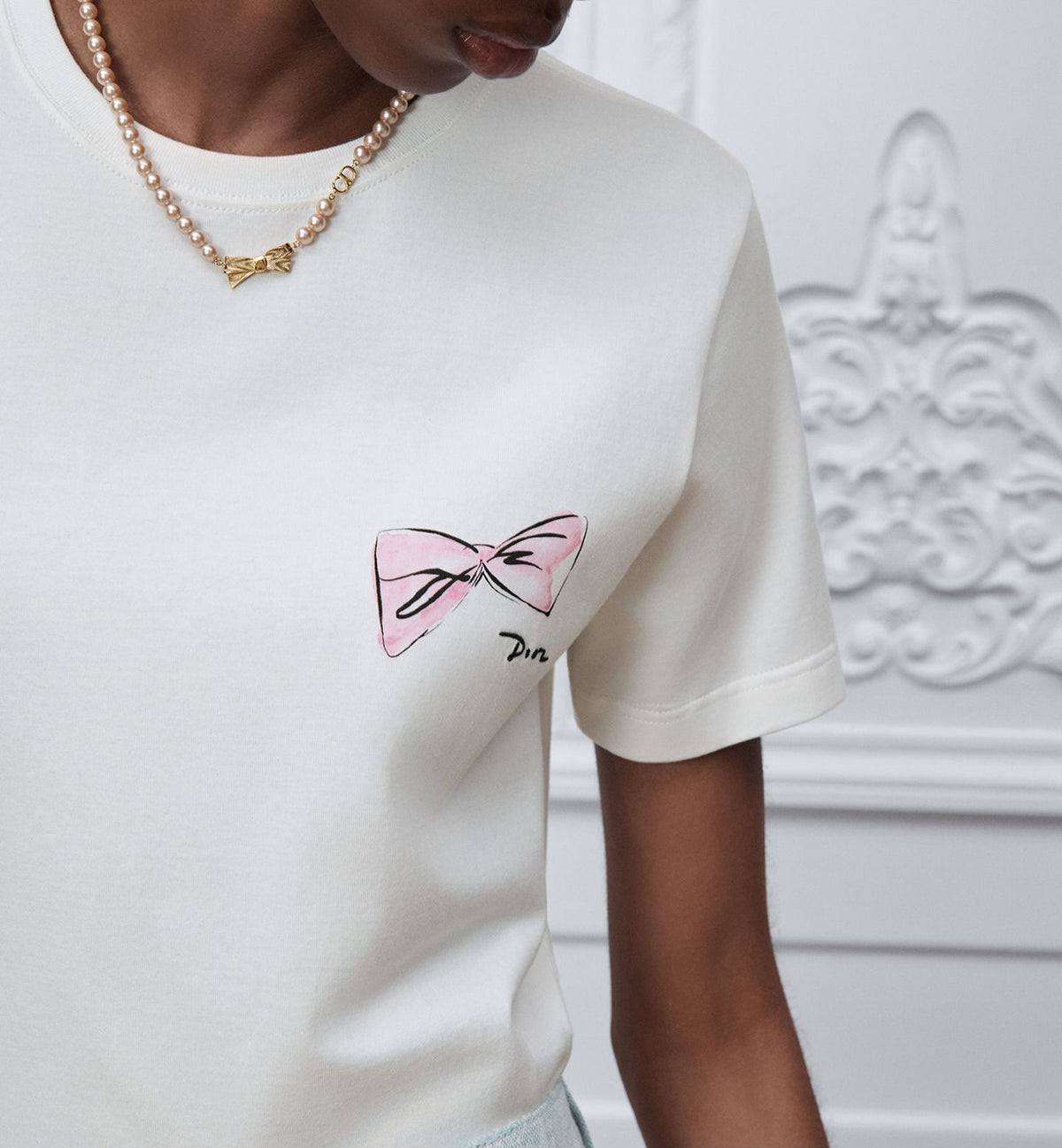 Dior Fitted T-Shirt White Cotton