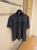 Gucci Distressed logo cotton T-shirt