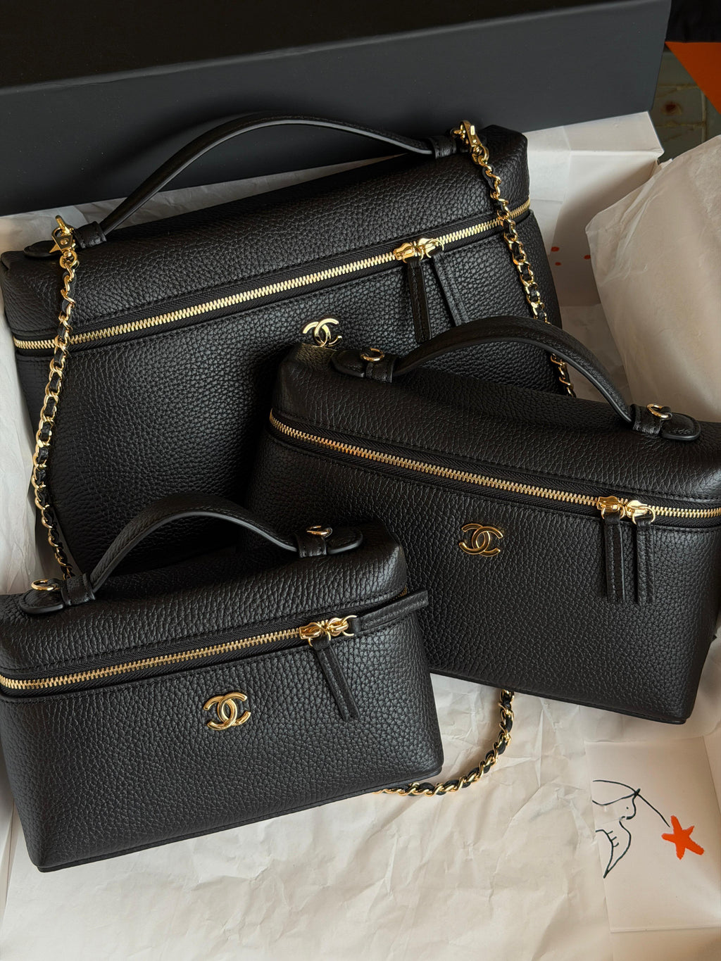 Chanel Vanity Case With Chain Size small