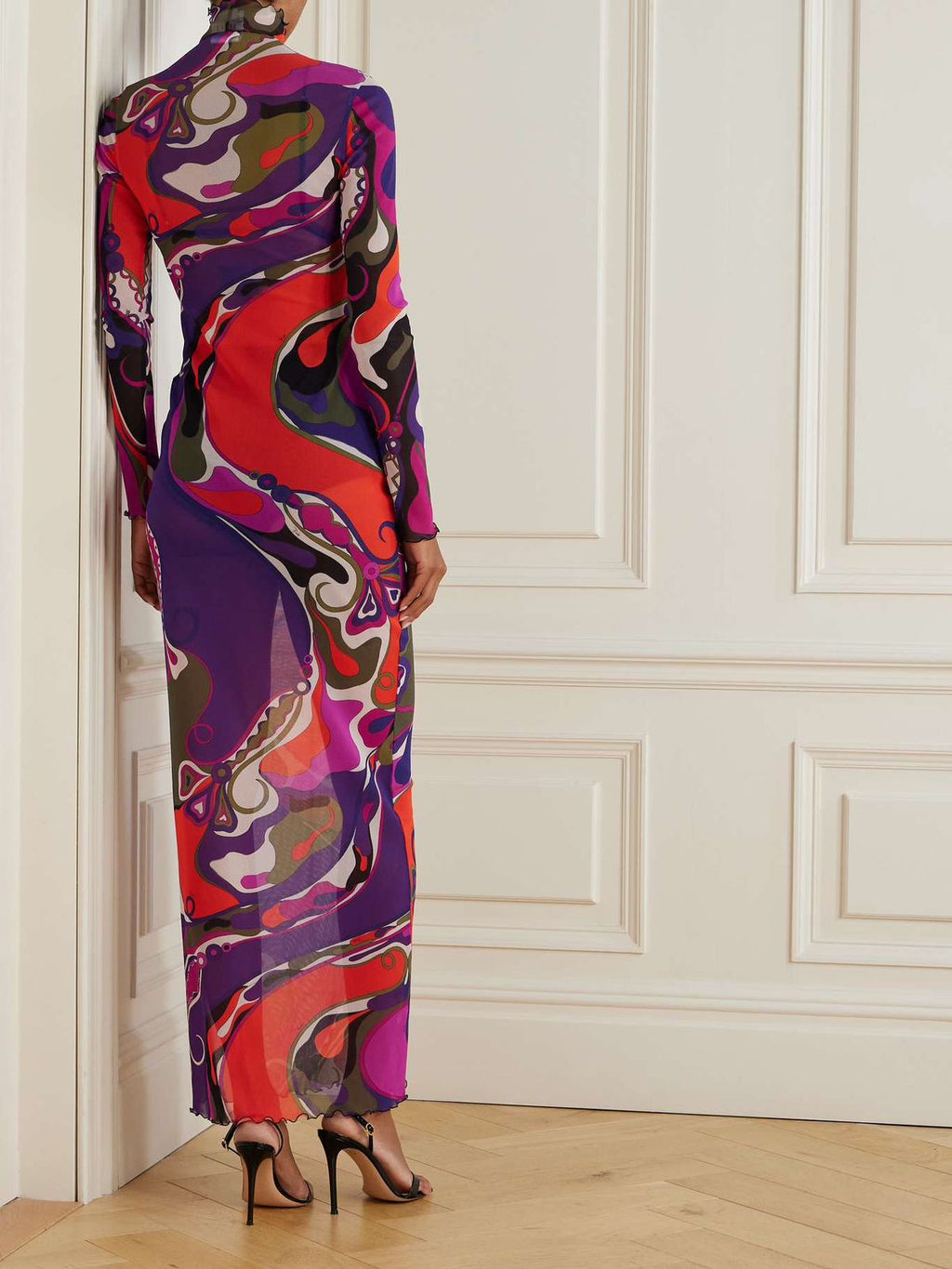 PUCCI Orchidee-print Tulle Dress