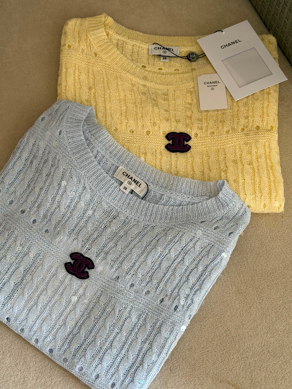 Chanel Cashmere Camellia Sweater