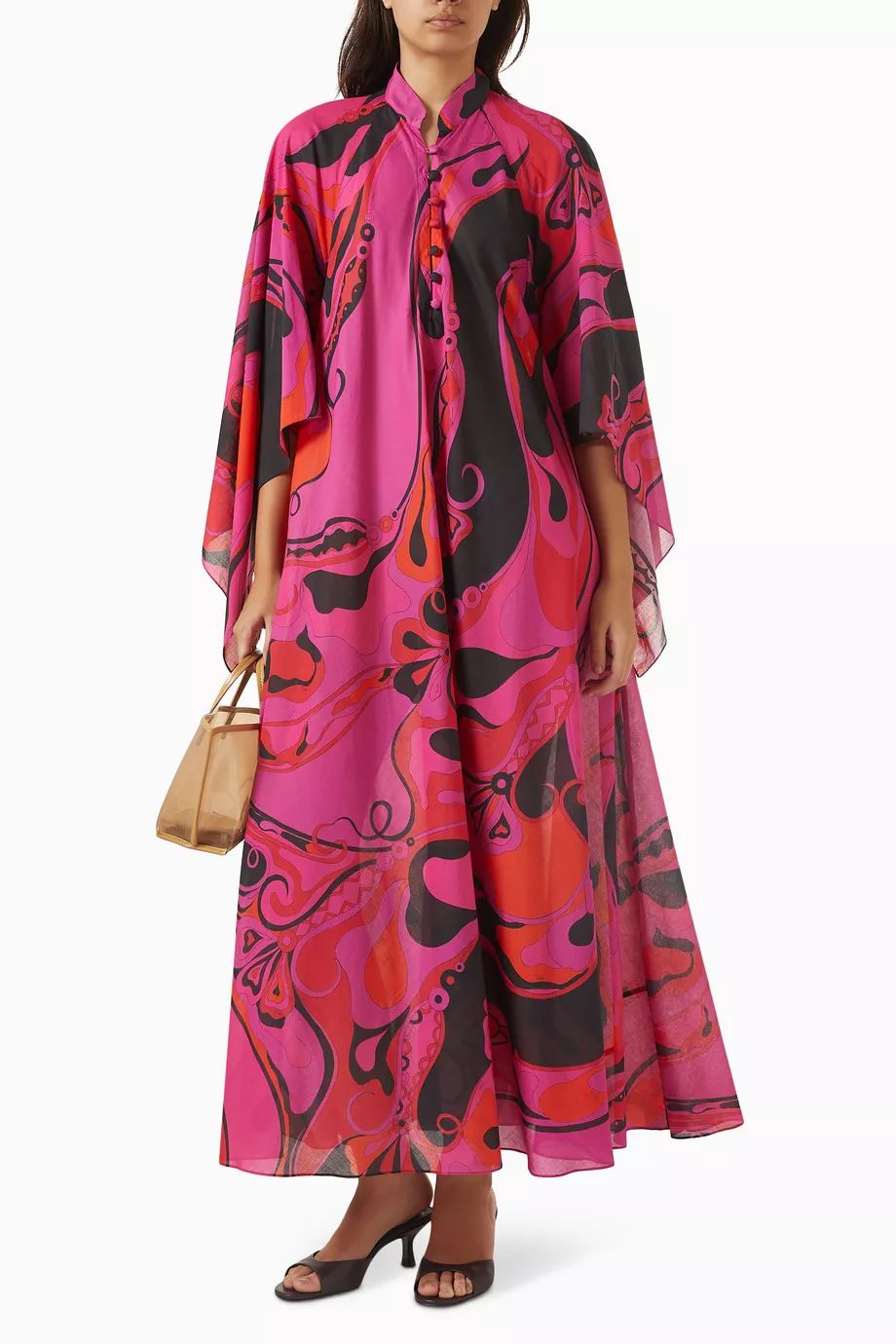 PUCCI Orchidee-print Cotton Kaftan