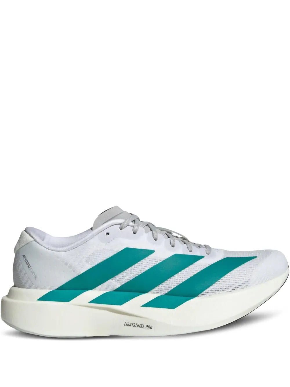adidas adiZero EVO SL "White/Pure Teal" sneakers