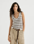 Brunello Cucinelli Cotton Knit Top