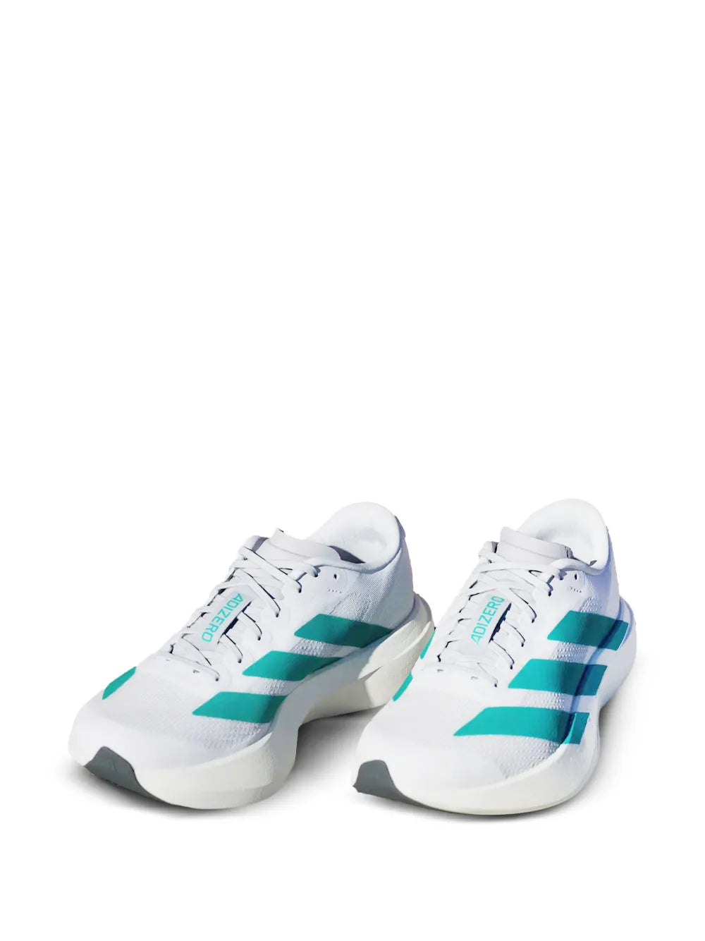adidas adiZero EVO SL "White/Pure Teal" sneakers