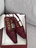 Gucci GG Crystal Slingback