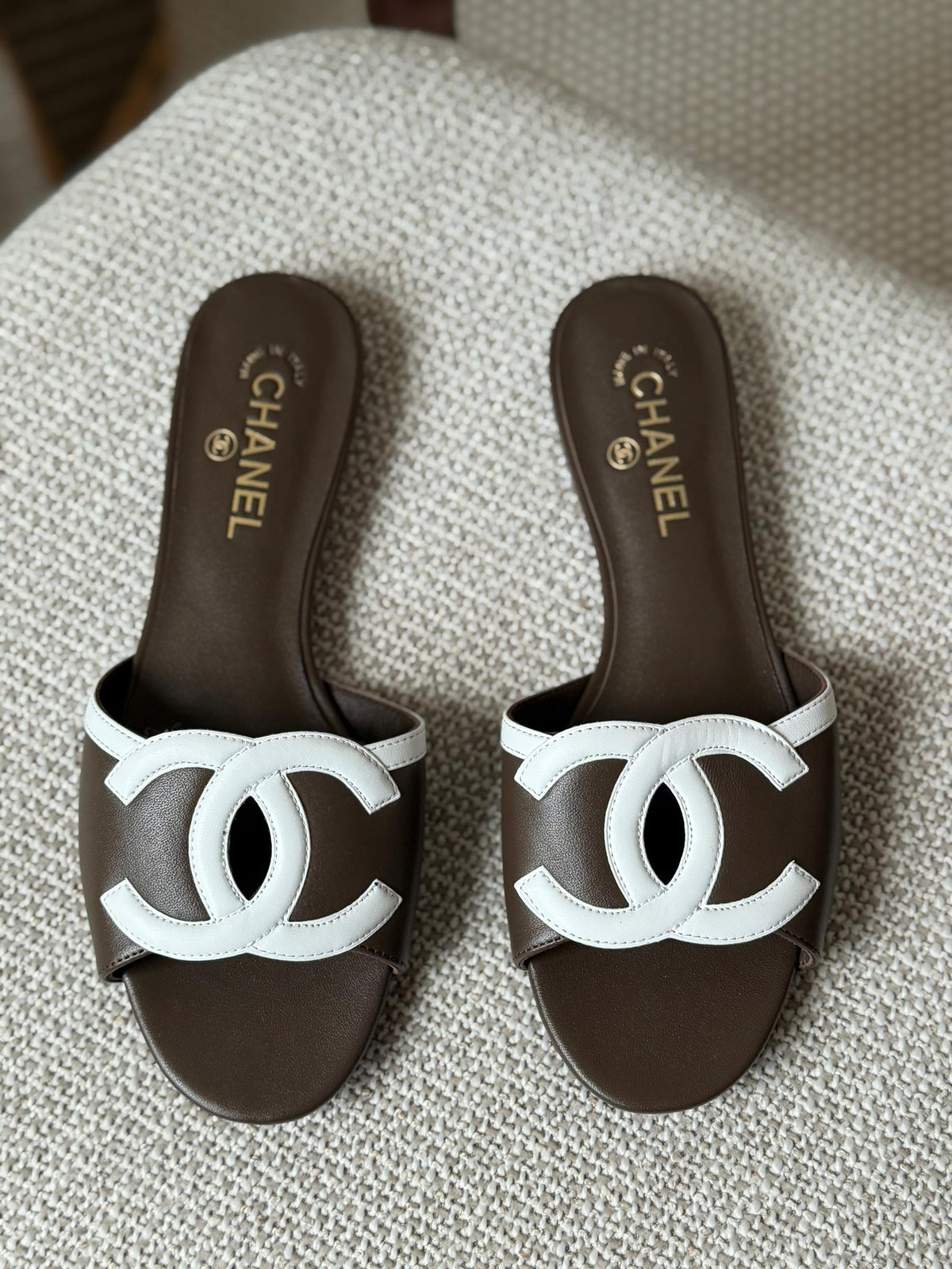 Chanel Lambskin Sandals