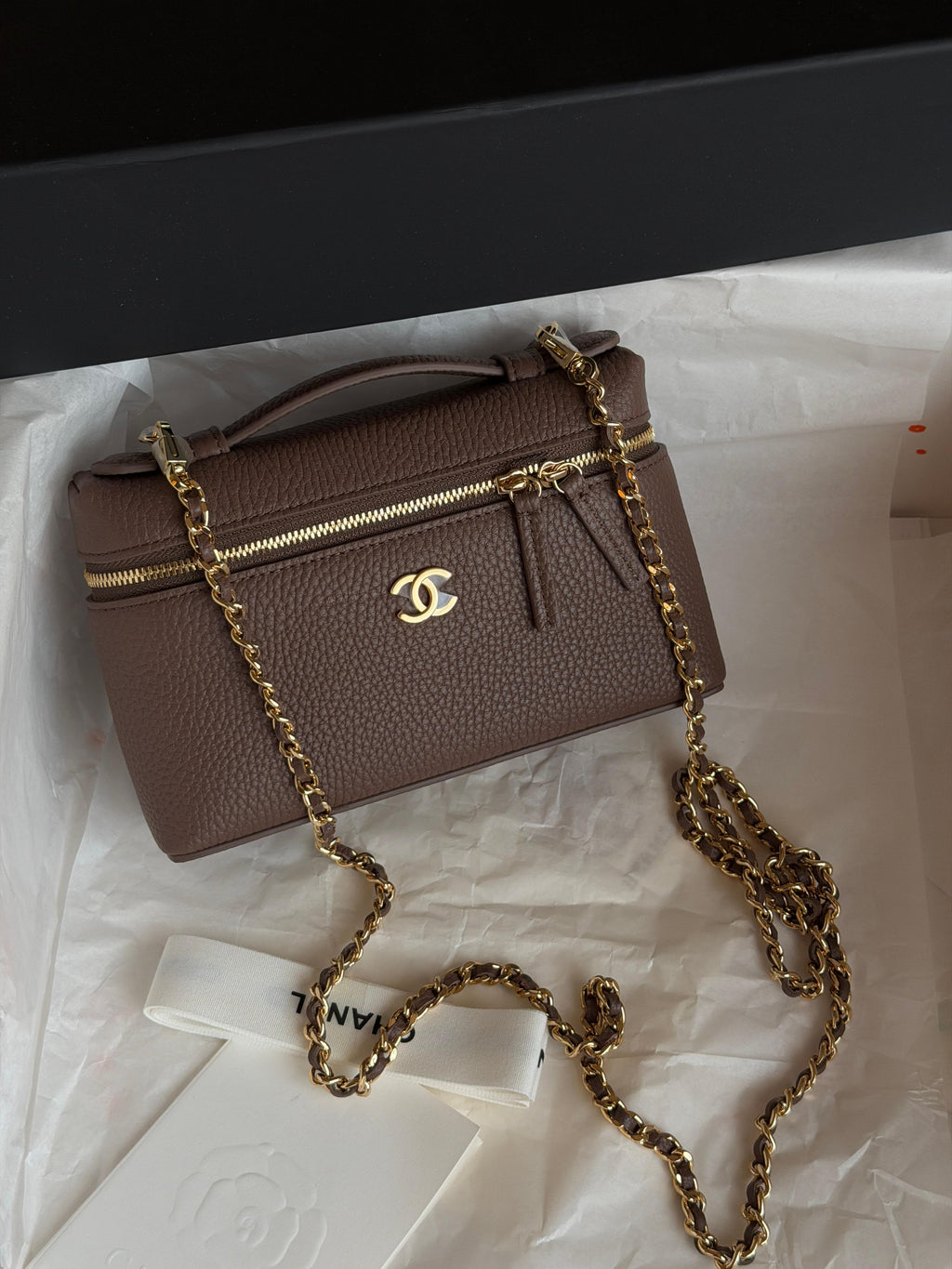Chanel Vanity Case With Chain Size small