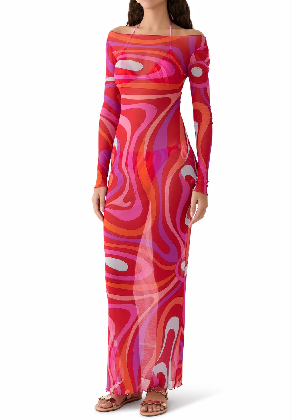 Pucci Marmo Tulle Dress