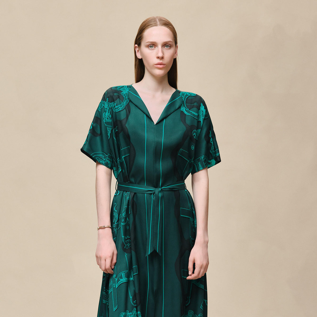 Hermes Ferronnerie Remix" caftan