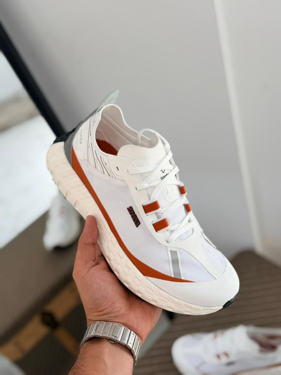 ZEGNA x nord White Sneakers