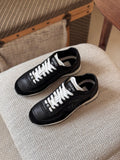 Chanel Trainers in Fabric and Embossed Suede Calfskin