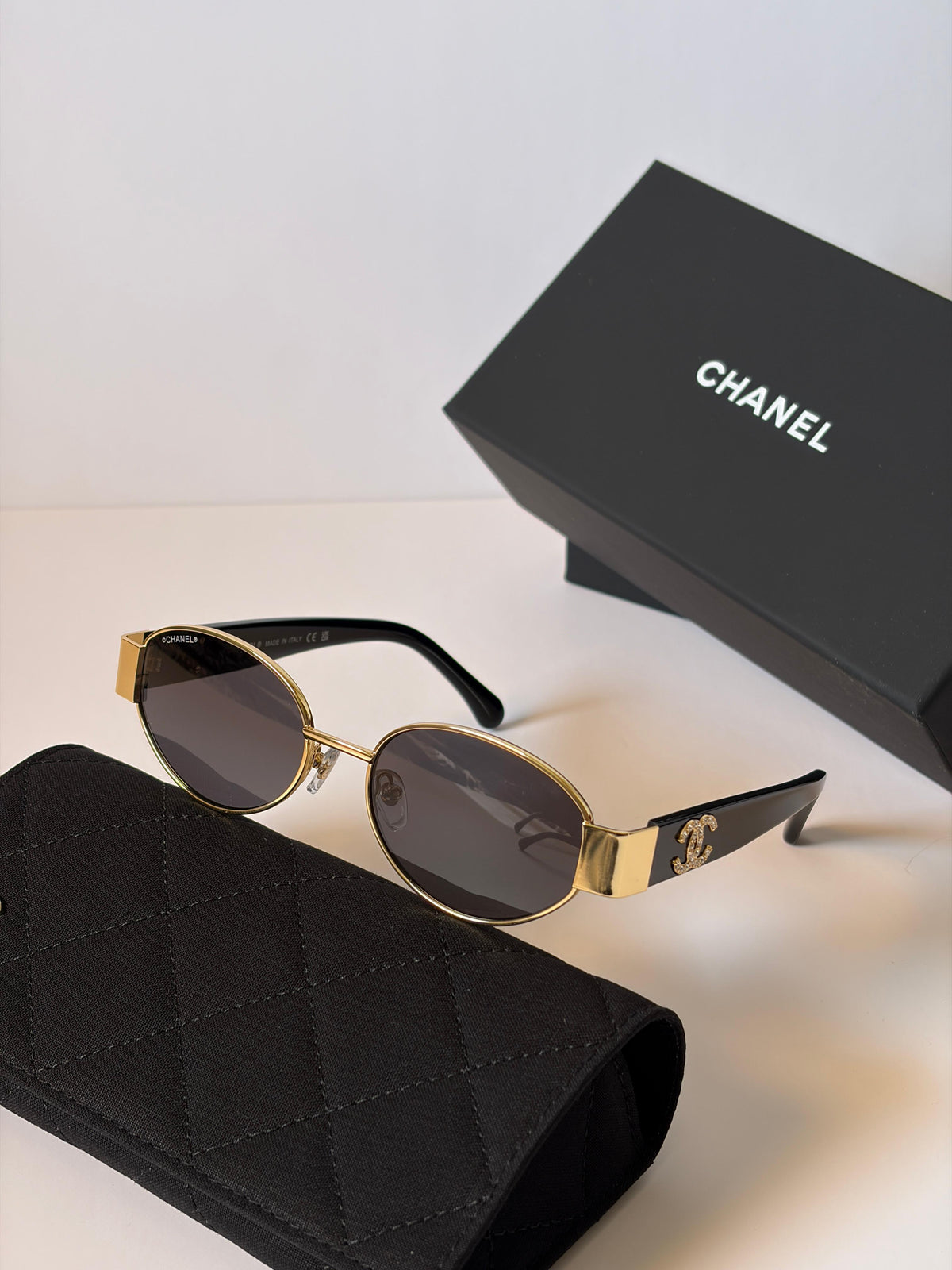CHANEL Sunglasses: Oval
