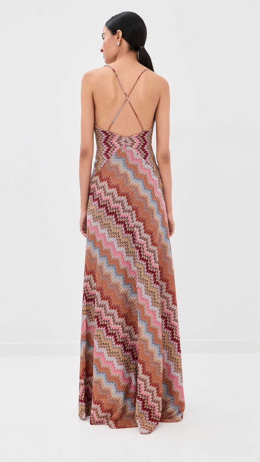 Missoni Sleeveless Maxi Dress | Brown