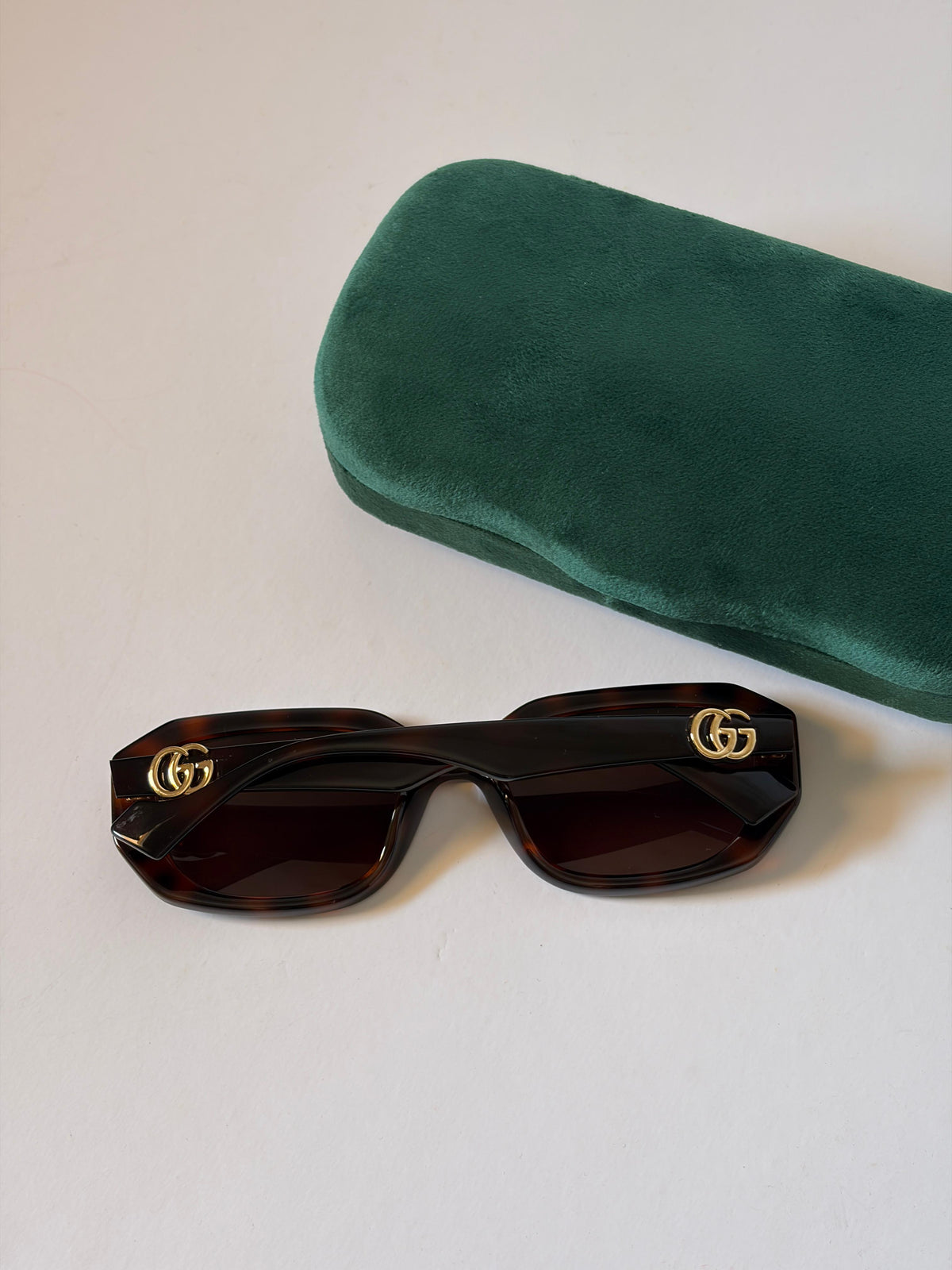 Gucci Tortoise Square Frame
