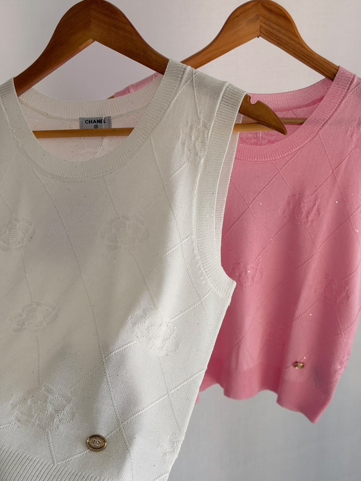 Chanel crochet tank top