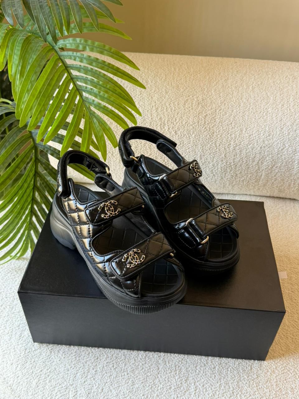 Chanel Sandals - Shiny calfskin