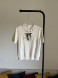 Valentino Garavani Embroidery pearl-embellished Top