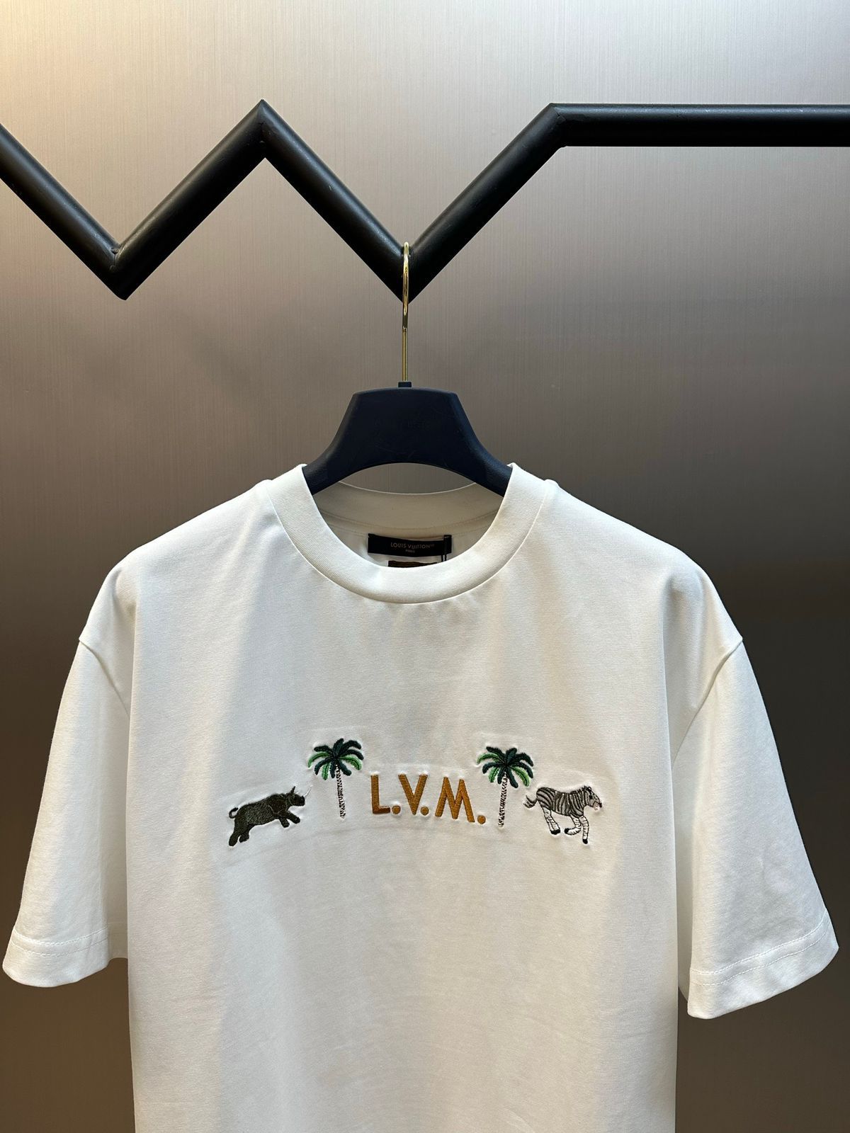 LV x The Darjeeling Limited Embroidered Short-Sleeved T-Shirt