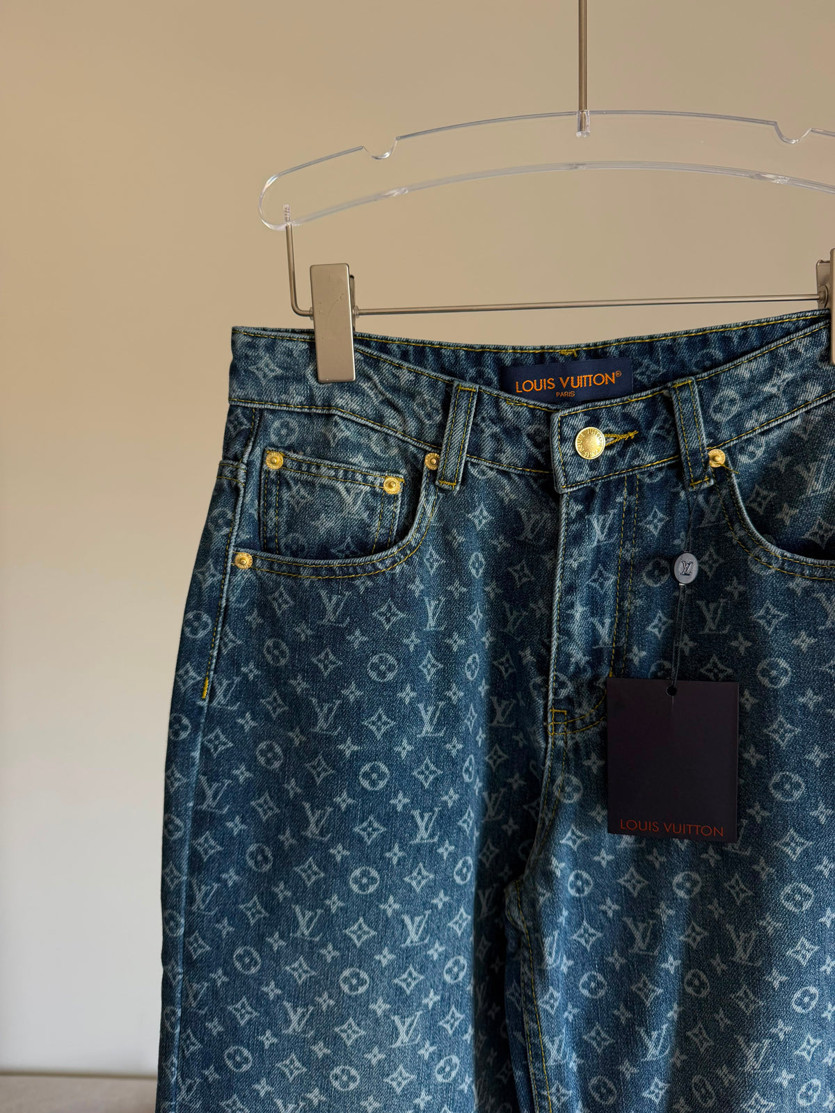 Louis Vuitton Monogram Flared Jeans