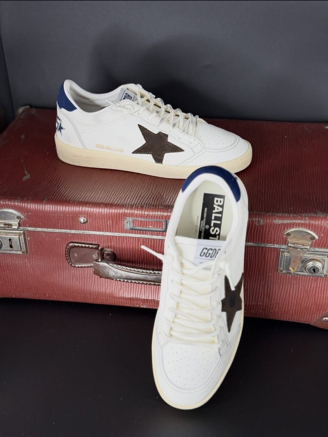 Golden Goose Leather Ball Star Sneakers