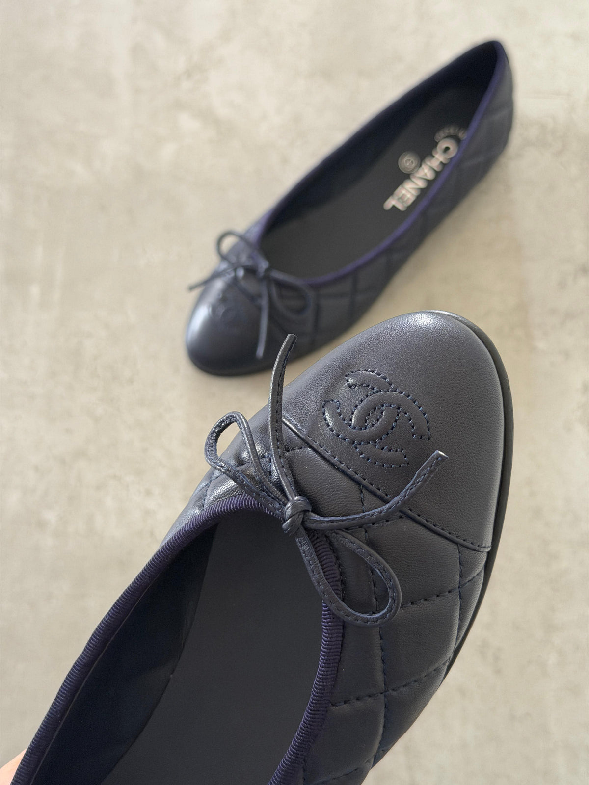 Chanel Ballet flats navy