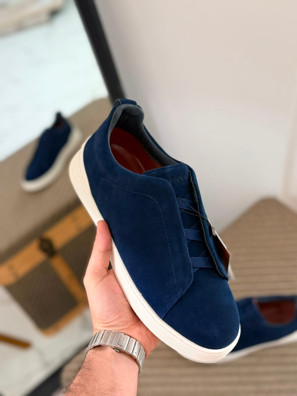 Zegna Triple Stitch Sneakers