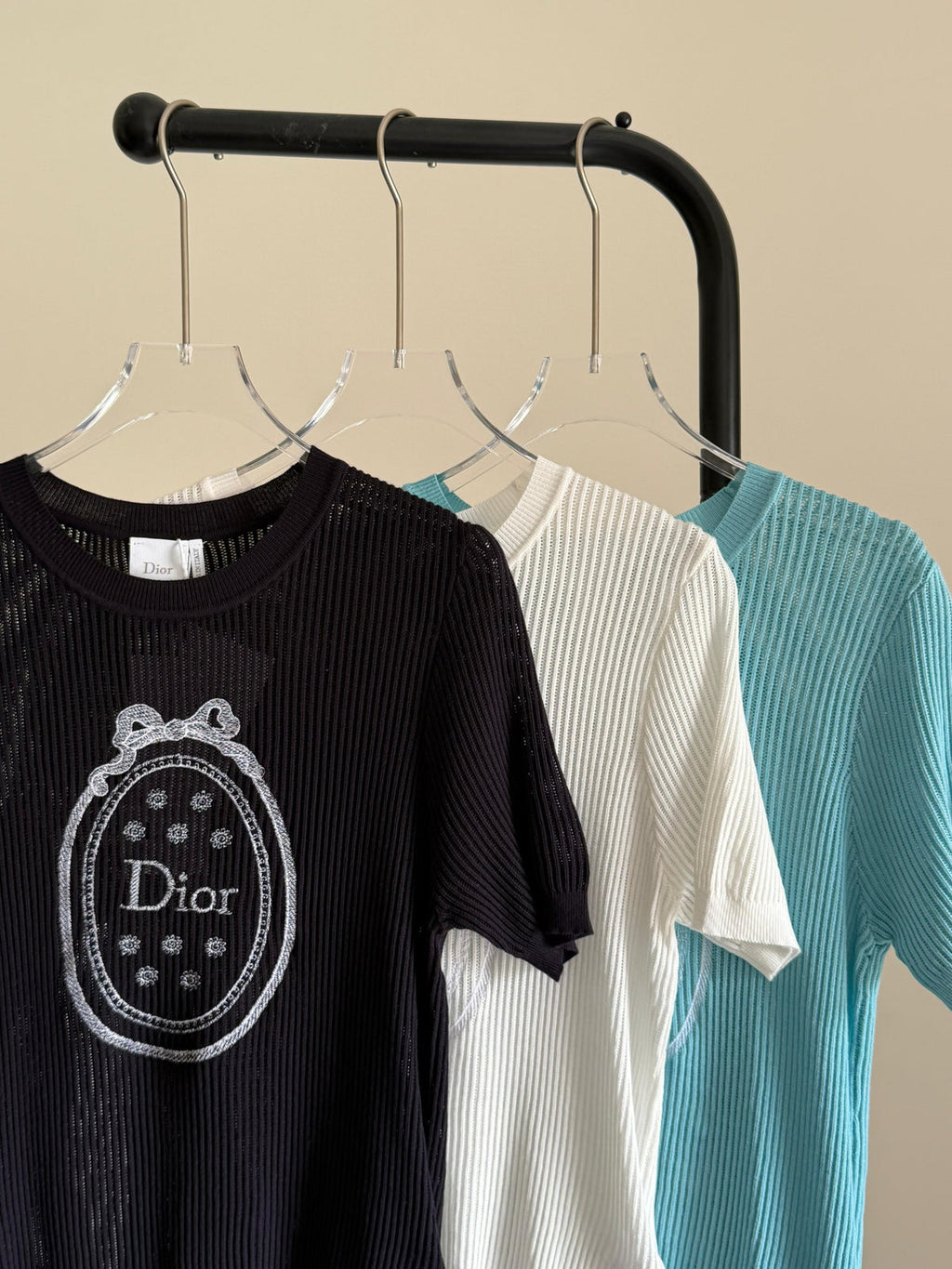 Dior Médaillon Short-Sleeved Sweater