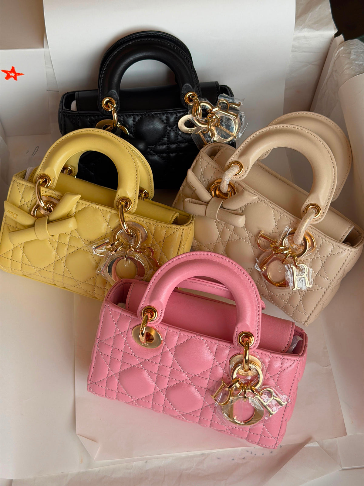 Christian Dior Lady D-Joy Bag size 16 cm