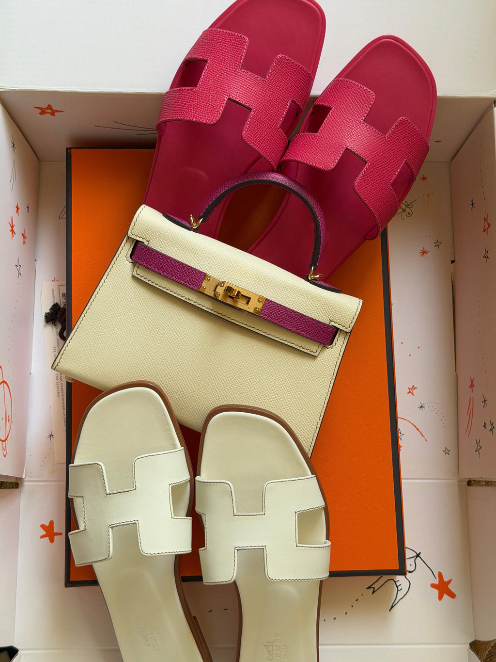 Hermes Mini Kelly 19cm Hand Made